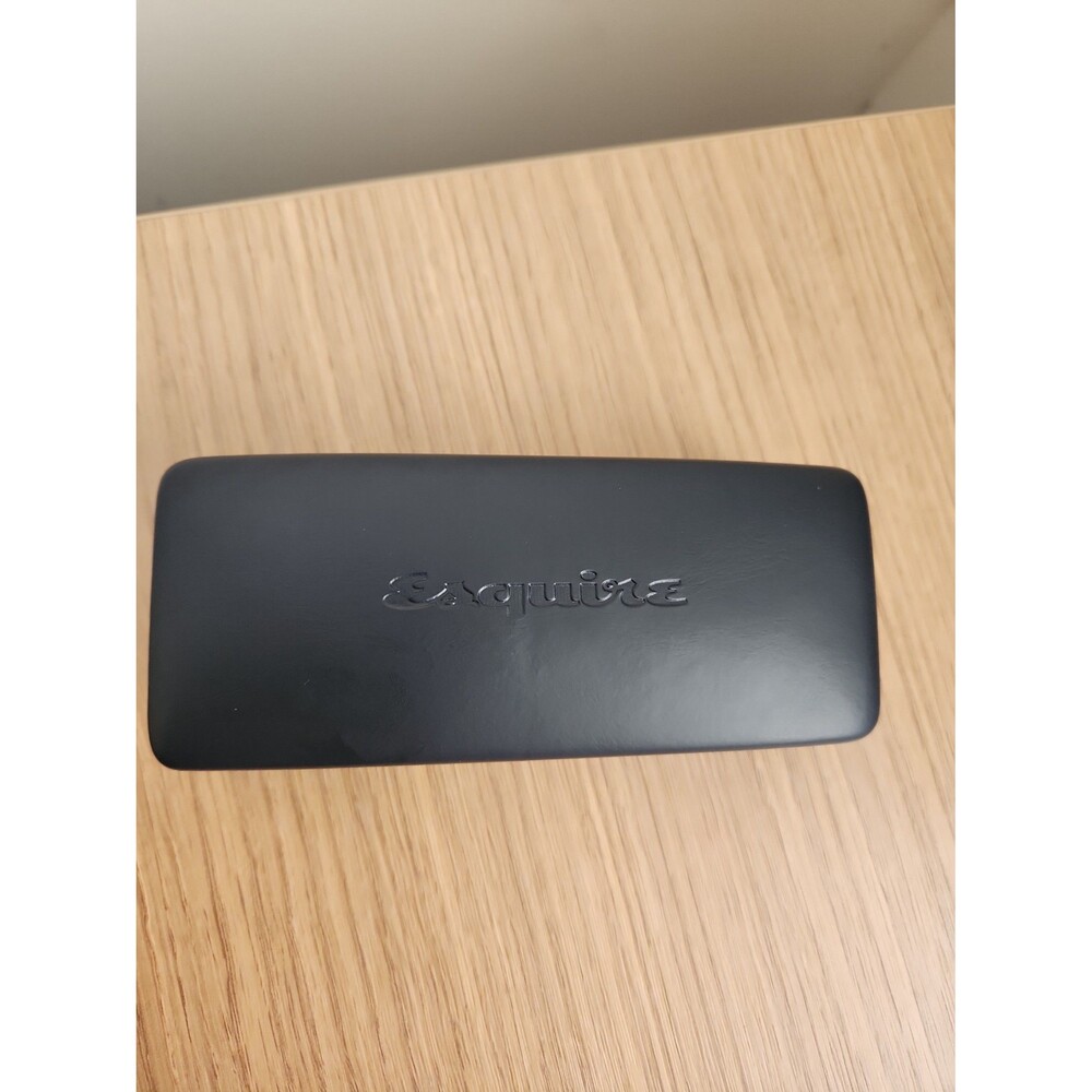 Esquire Black Glasses Case w/ Lens Cloth